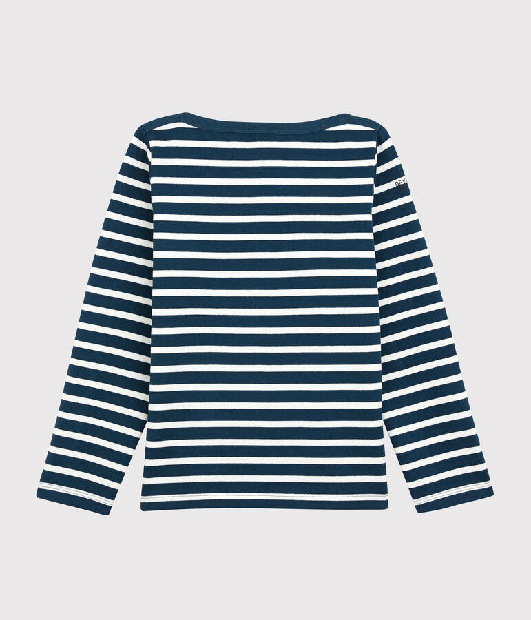 Marinera de ni&ntilde;o Petit Bateau x Deyrolle azul/blanco