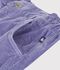 Pantal&oacute;n infantil de terciopelo violeta