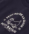 Camiseta de manga corta de jersey ligero para bebé azul SMOKING