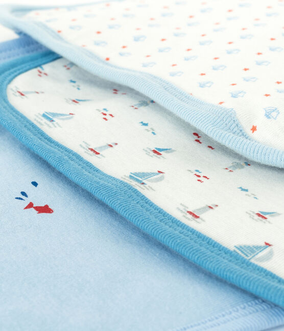 Caja sorpresa con 3 baberos para bebé niño variante 1