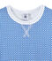 Pijama de manga corta en túbico para niño blanco ECUME/azul PERSE
