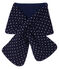 Bufanda para bebé unisex con forro polar azul SMOKING/blanco MARSHMALLOW