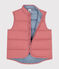 Chaqueta acolchada infantil sin mangas rosa ROSEWOOD