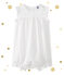 Mono corto para bebé niña blanco ECUME