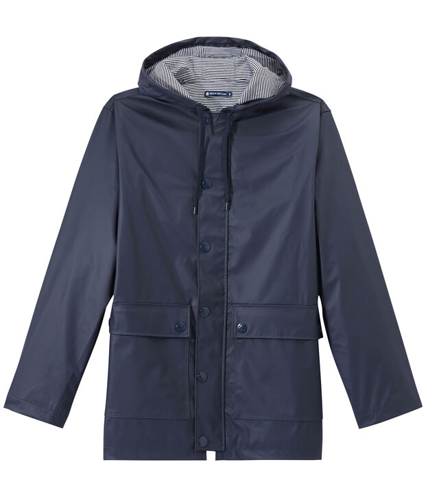 Chubasquero ic&oacute;nico unisex azul