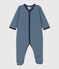 Pijama de túbico a rayas para bebé SMOKING/ AZUL