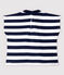 Camiseta de manga corta de punto de bebé niño azul SMOKING/blanco MARSHMALLOW