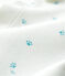 Pijama enterizo sin pies con patitas de bebé de algodón blanco MARSHMALLOW/blanco MISTIGRI