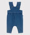 Peto largo de tejido denim con elastano para bebé azul BLEU DELAVE