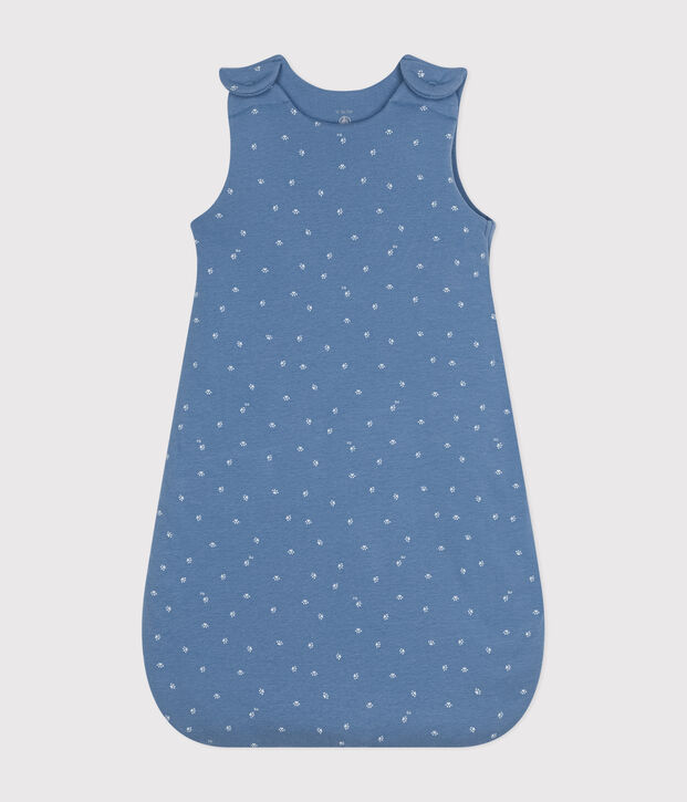 Saco de algod&oacute;n TOG 2 para beb&eacute; azul/blanco