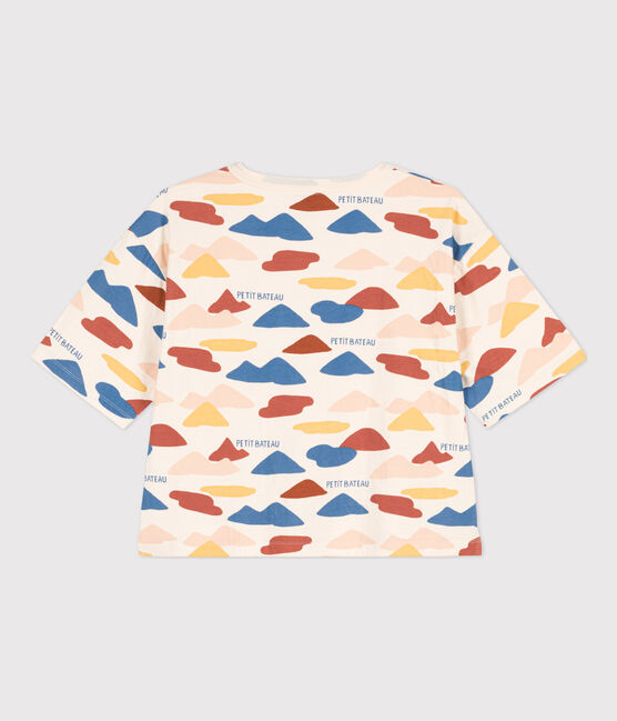 Camiseta BOXY estampada para mujer blanco AVALANCHE/ MULTICO
