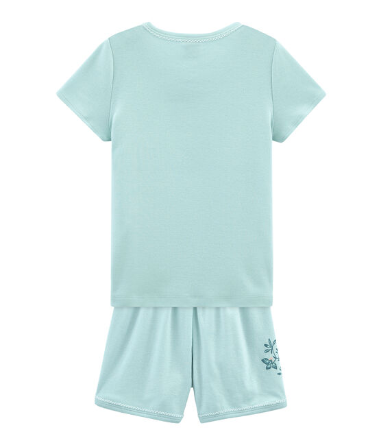 Pijama corto de punto para niña CRYSTAL