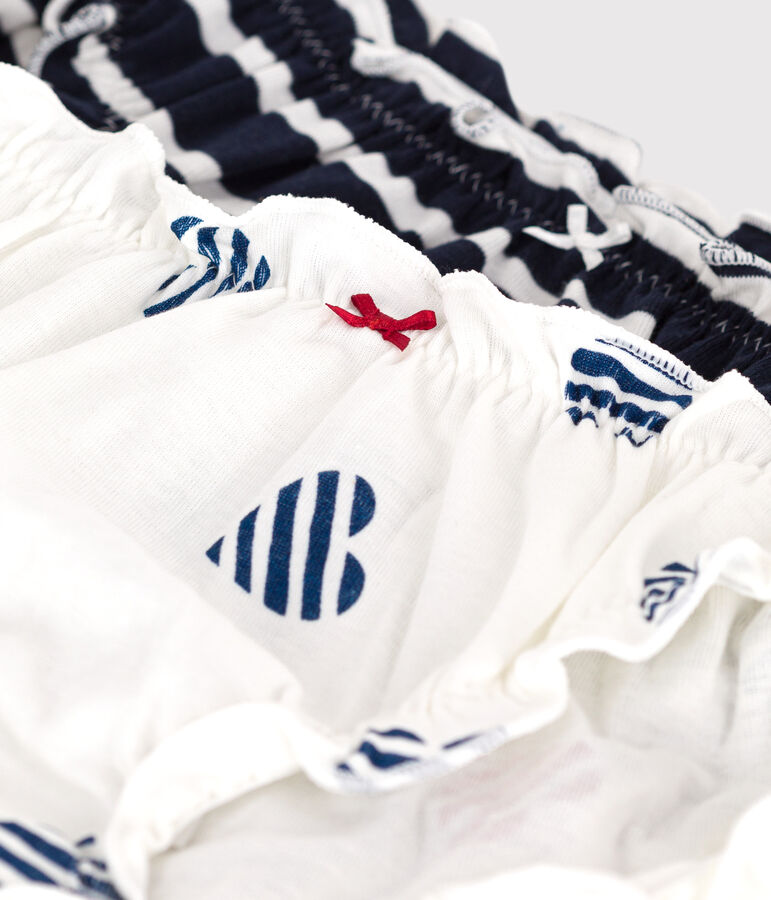 Juego de 2 braguitas de algod&oacute;n con estampado de corazones para mujer multicolor