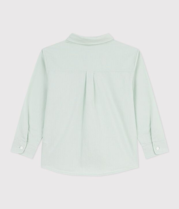 Camisa infantil lisa de algod&oacute;n de manga larga SPRAY