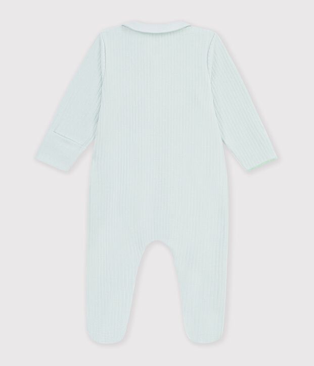 Pijama de terciopelo con cuello liso para beb&eacute; SPRAY