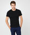 Camiseta manga corta de cuello redondo para hombre negro NOIR