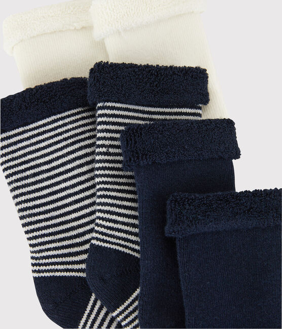 Tres calcetines de bebé de jersey variante 3