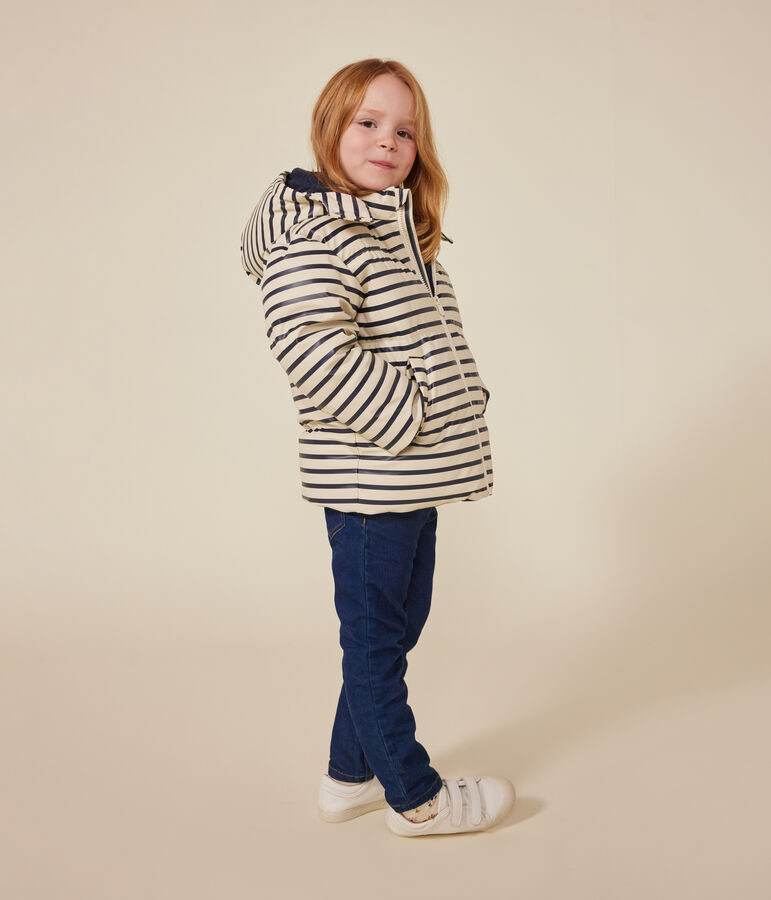 Acolchado para ni&ntilde;a/ni&ntilde;o crudo/azul