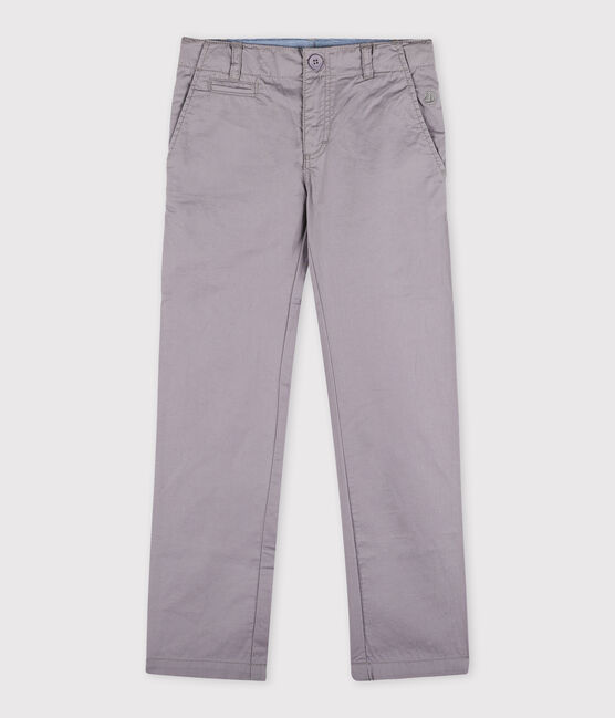 Pantalón de sarga de niño gris CONCRETE