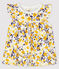 Blusa de manga corta para bebé niña blanco MARSHMALLOW/blanco MULTICO