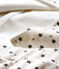 Conjunto de tres piezas para bebé niño de lana y algodón beige MONTELIMAR/blanco MULTICO