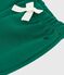 Pantalón liso de algodón para bebé verde EVERGREEN