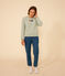 Sudadera de felpa para mujer verde HERBIER