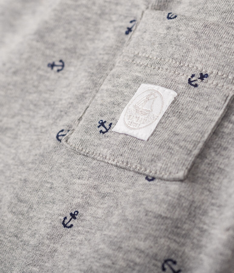 Pantalones cortos estampados para beb&eacute; ni&ntilde;o gris SUBWAY/azul SMOKING