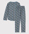 Pijama de algodón con flor para niña ROVER/ MULTICO