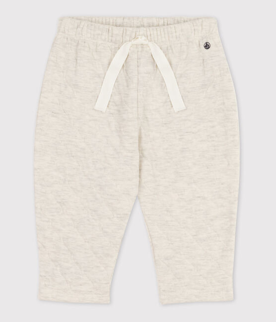 Pantalón de túbico acolchado para bebé beige MONTELIMAR CHINE