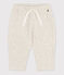 Pantalón de túbico acolchado para bebé beige MONTELIMAR CHINE
