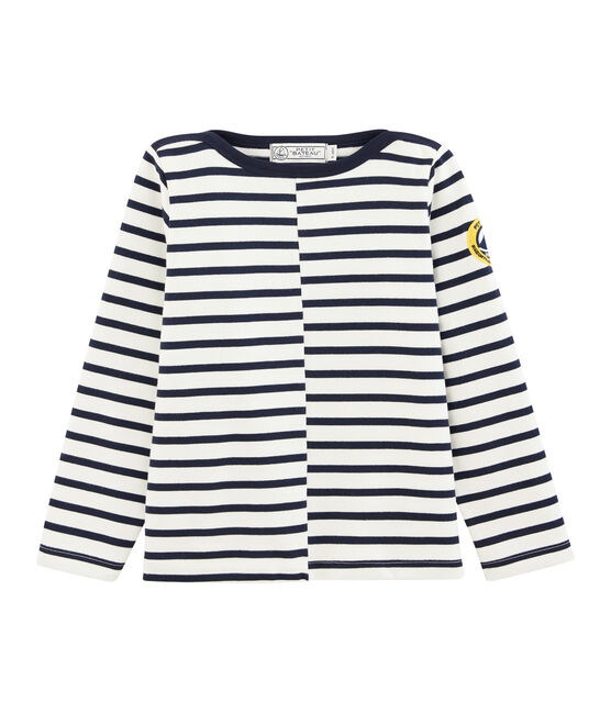 Marinera infantil blanco MARSHMALLOW/azul SMOKING