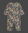 Pijama sin pies con estampado fosforescente de algodón para bebé blanco MARSHMALLOW/blanco MULTICO