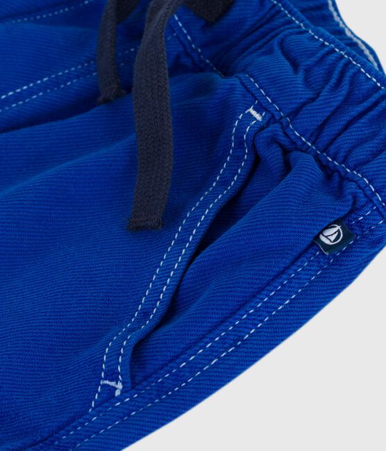 Bermudas cargo infantiles de algodón azul SURF