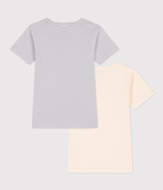 Juego de 2 camisetas de manga corta de algodón para niño variante 1