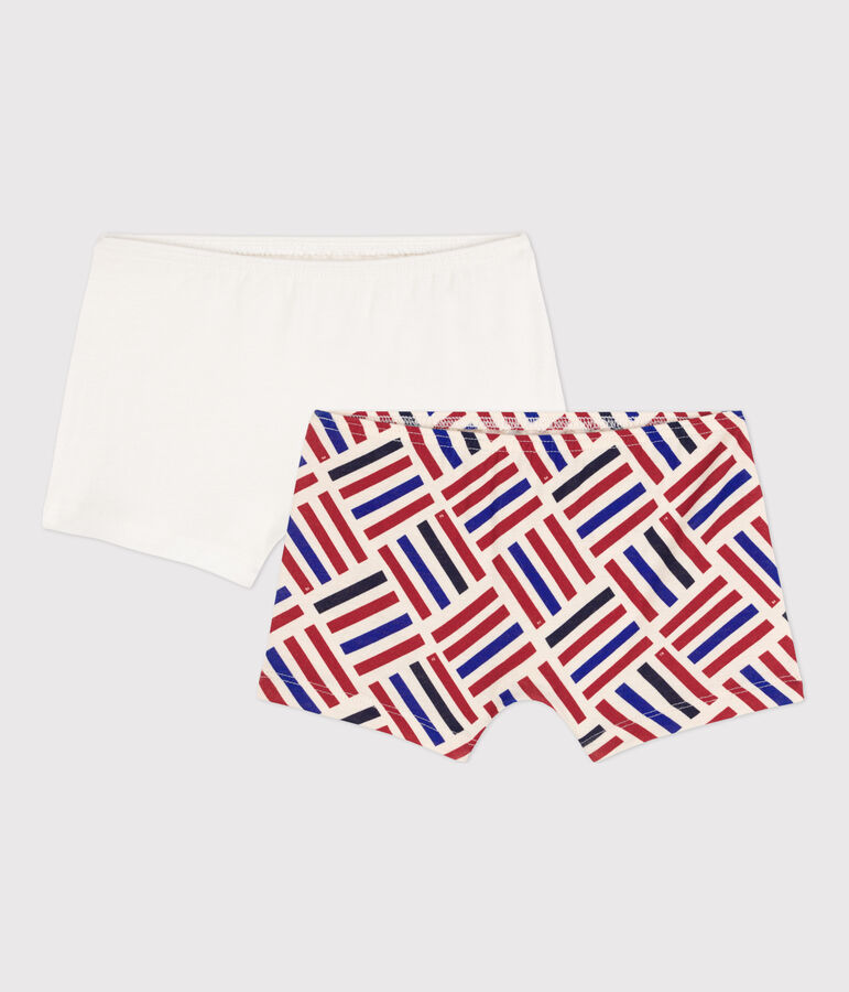 Juego de 2 culottes de algod&oacute;n para ni&ntilde;a multicolor