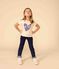 Camiseta de algodón de manga corta para niña crudo AVALANCHE