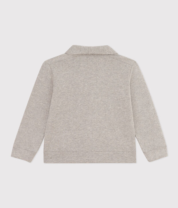 C&aacute;rdigan de algod&oacute;n para ni&ntilde;o gris