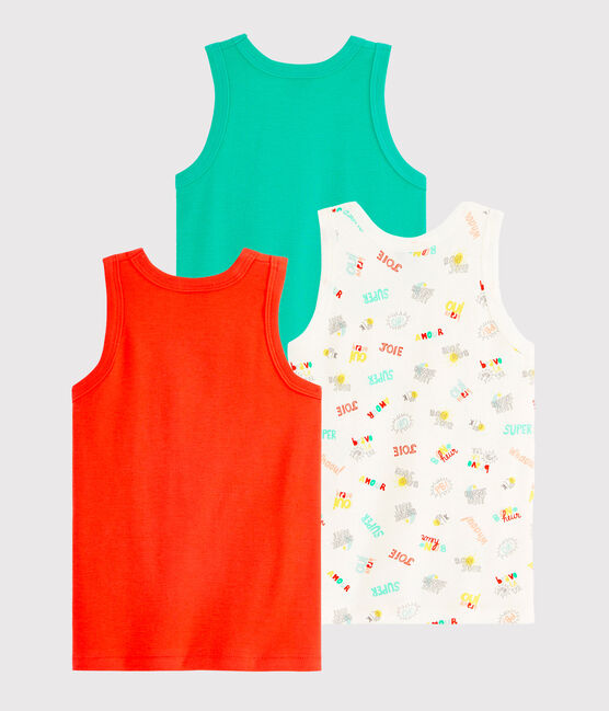 Trío de camisetas de tirantes para niño variante 1