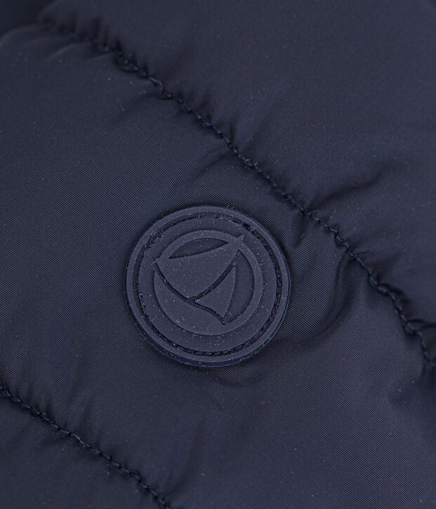 Abrigo con forro polar de beb&eacute; azul