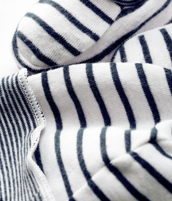 Lote de gorro y patucos para bebé niño de punto variante 1