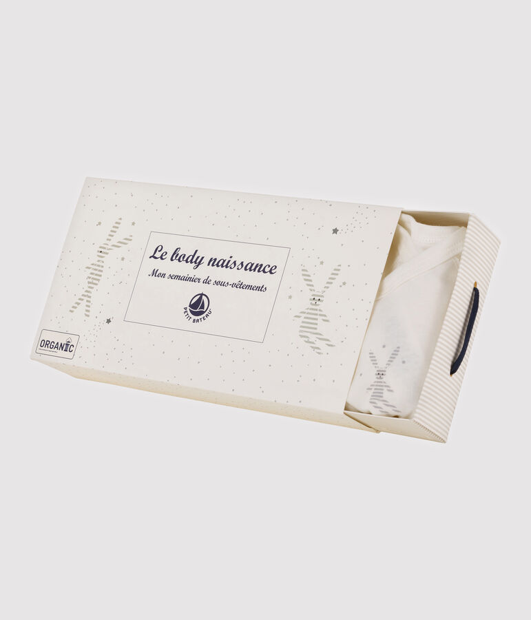 Juego de 5 bodies de nacimiento de manga corta para beb&eacute; variante 1