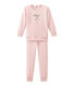 Pijama para niña en rizo esponja afelpadao extra cálido
