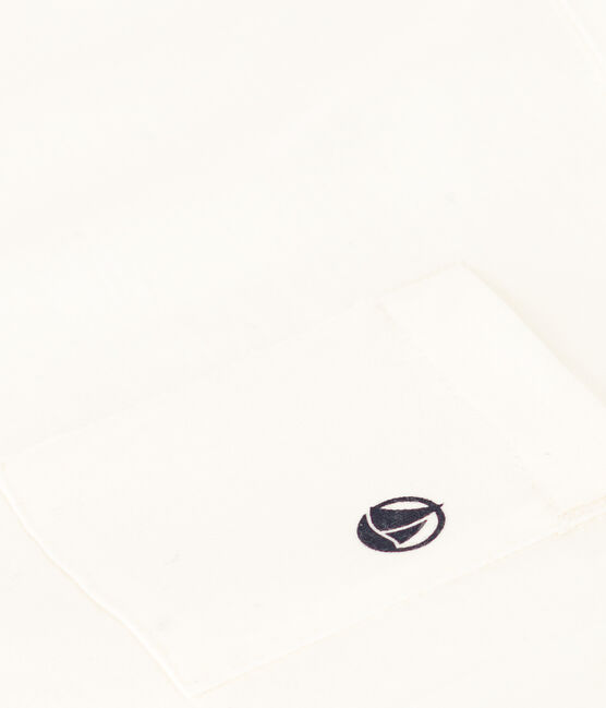 Camiseta de manga corta para niño blanco MARSHMALLOW