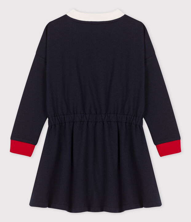 Vestido de manga larga de mulet&oacute;n de ni&ntilde;a SMOKING