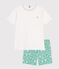 Pijama corto infantil de algodón MARSHMALLOW/ ALOEVERA