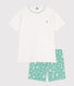 Pijama corto infantil de algodón