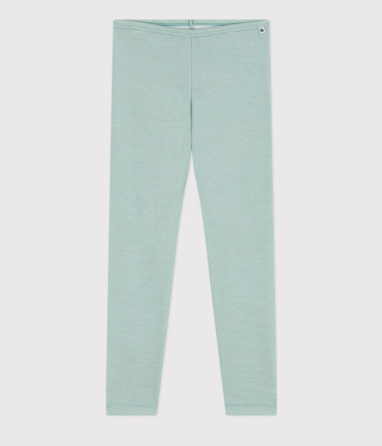Leggings de lana y algodón para niño/niña verde PAUL