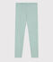 Leggings de lana y algodón para niño/niña verde PAUL