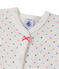 Pelele estampado para bebé niña blanco LAIT/rojo CARMEN/ MULTICO